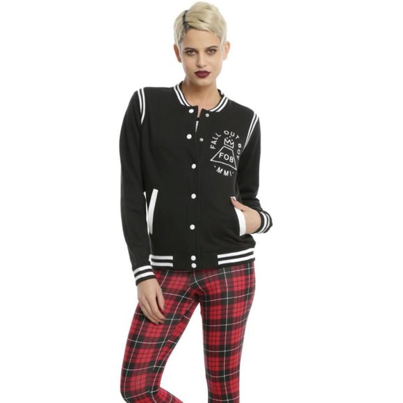 Official FALL OUT BOY Varsity Jacket Merch - Picture 2 of 6
